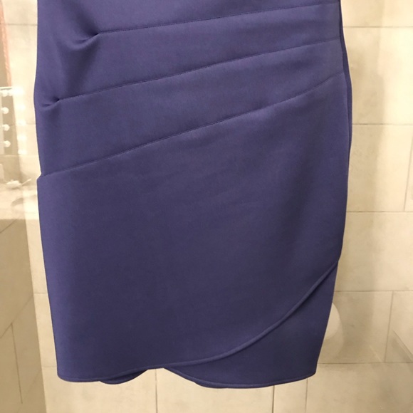 Guess Navy Dress Silky-Shiny Fabric Cap Sleeve Size 10. Like New only worn once - Picture 8 of 10